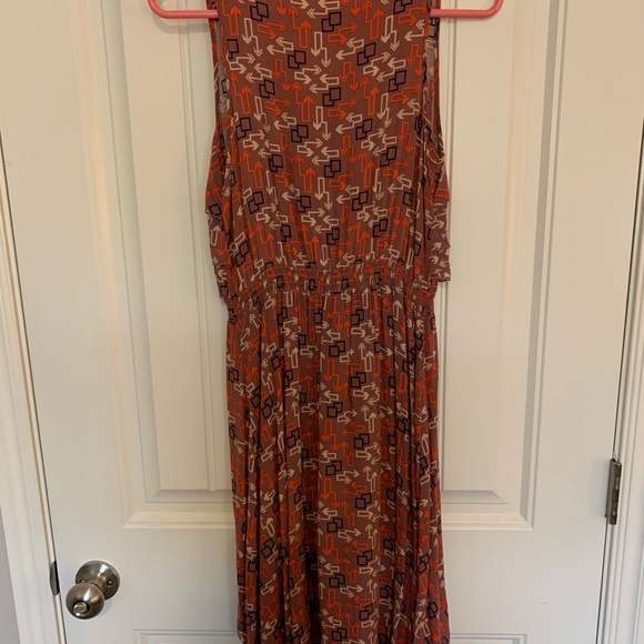 Xhilaration Arrow Style Half Zipper High Low Dress Women’s Size Medium - Picture 5 of 5